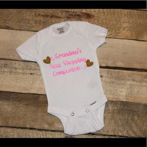 Custom Made Grandma’s Shopping Companion Onesie